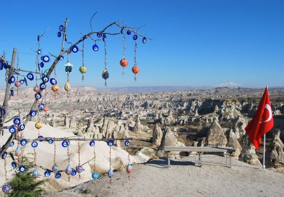 Panoramic viewpoint Esentepe Goreme Cappadocia