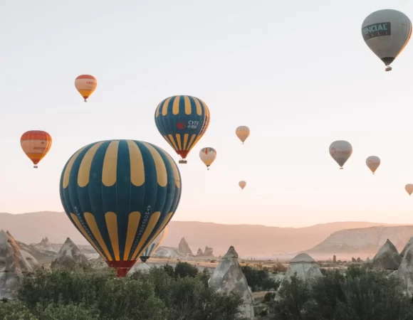 hot air balloon in Cappadocia